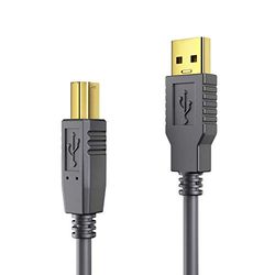 PureLink DS2000-100 USB 2.0 actieve verbindingskabel (USB-A-stekker naar USB-B-stekker), voeding vanaf de USB-poort, geen voeding nodig, vergulde contacten, 10,0 m, zwart
