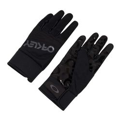 Oakley Guanti da pilota di fabbrica unisex, Blackout, XXL