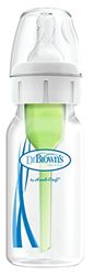 Dr. Brown's Options - Biberon standard Bouche étroite 120 ml transparent
