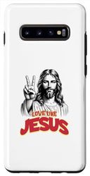 Carcasa para Galaxy S10+ Love Like Jesus Movie Poster Style Christian Men Women