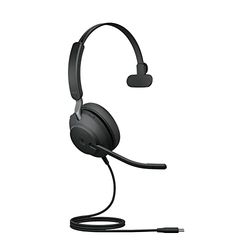 Jabra Evolve2 40 PC Headset – Noise Cancelling , USB-C, Ottimizzato per Microsoft Teams, Mono, Prima edizione