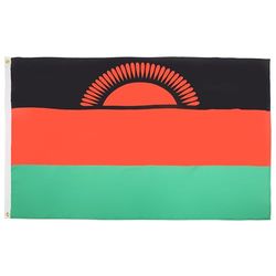 Malawi Vlag 150x90 cm - Malawiaanse vlaggen 90 x 150 cm - Banner 3x5 ft Licht polyester - AZ FLAG