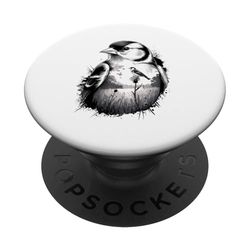 Pastel Paint Art Jilguero Americano PopSockets PopGrip Adhesivo