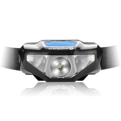 everActive Led-hoofdlamp, krachtig, 120 lumen, 2 onafhankelijke lichtbronnen, model: HL-120, zwart