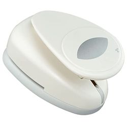 Motivstanzer Kronblatt Perforatrice a Forma di Foglia, 5,08 cm, 1 Pezzo, Bianco