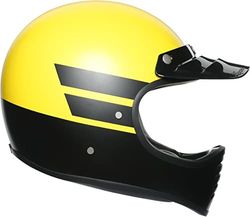 AGV Helm L Casco para Moto, Unisex Adulto, Amarillo Mate, XL