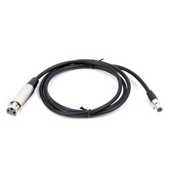 Shure WA310 4-Feet Microphone Adapter Cable, 4-Pin Mini Connector (TA4F) to XLR(F) Connector