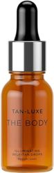 TAN-LUXE THE BODY - Gocce finte abbronzanti, scure (15 ml) Aggiungi gocce abbronzanti alla cura della pelle per abbronzatura personalizzata del corpo, cruelty free e vegana