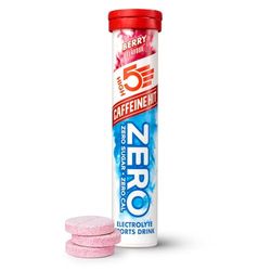 HIGH5 ZERO Caffeine Hit ElectrolyteTablet - Hydration Tablets Enhanced with Vitamin C - 0 Calories & Sugar Free - Boost Hydration, Performance & Wellness - Berry, 20 Tablets (20x, Pack of 1)