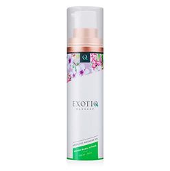 Exotiq Aromatico Olio di Massagio Citrus al Basilico (100 ml - 3.4 oz) - Ideale per un Massaggio Energizzante - Dona al tuo corpo un Potenziamento Rinfrescante; Maneggevole Pompa di Dosaggio