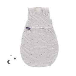 Traumeland Liebeskind Babyslaapzak, maangrijs, ademende babyslaapzak, 2,5 TOG, meegroeiende slaapzak voor zomer en winter, Öko-Tex 100 gecertificeerd, vanaf 0 maanden