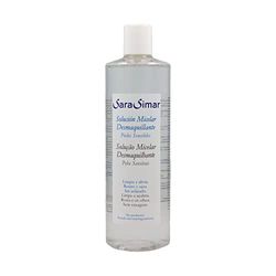 SARA SIMAR S.S. SOLUCION MICELAR DESMAQUILLANTE 500ML, Único, Estándar