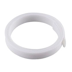 PureMounts PM-ZCCS-meias de 20 condutas de poliéster universal, auto-aperto 20 mm Ø, 1,80 m, branco
