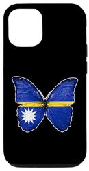 iPhone 13 Nauru Flag Butterfly Nauru Gifts Love Nauru Roots Nauruan Case