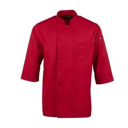 Colour by Chef Works JLCL-RED-XL 3/4 mouw jas, X-Large, rood