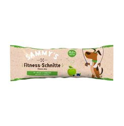 Sammy's Fitness kroje z jabłkami i jagodami | przekąska dla psa z dużą ilością świeżego mięsa | batonik na wynos | 20 x 25 g