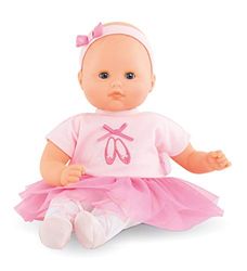 Corolle Mon Premier Poupon- Muñeca Maeva Bailarina 30cm, Ojos se Cierran al Tumbarla, para Niños a Partir de 18 Meses