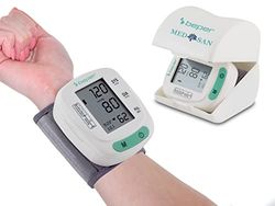 BEPER 40.121 Digital Wrist Blood Pressure Monitor, Systolic, Diastolic and Irregular Pulse Rates, Blood Pressure, White