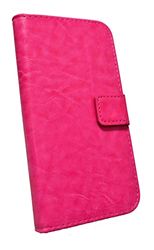V-Design BV 535 plånboksfodral för Samsung S10 rosa kortfack fotofönster magnetlås premium konstläder vikbart fodral skyddsfodral kompatibelt med Samsung S10