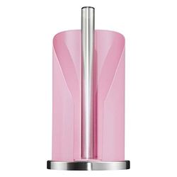 Wesco Papierrollenhalter 322 104 Porta-rolos de papel (15,5 x 15,5 x 30 cm), cor-de-rosa, aço inoxidável, 15,5 x 15,5 x 30 cm