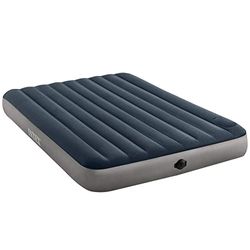 Intex Queen Dura-Beam Single-High Airbed W/ 2-Step Pump