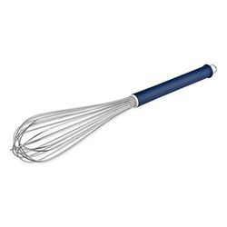 Thermohauser 5000145055 Fouet en acier inoxydable avec poignée en plastique Bleu 45 cm