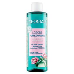 GEOMAR | Lozione Perfezionante, con Acido Salicilico (2%), Acido Glicolico, Mix di Alfaidrossiacidi da Frutta, Gel d’Aloe, Estratto di Fico d’India, 95% di Origine Naturale, Made in Italy, 1 x 200 ml