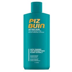 PIZ BUIN Latte Doposole Intensificatore di Abbronzatura, Doposole corpo ad assorbimento rapido idratante, Dopo sole acceleratore abbronzatura con Vitamina E, 200 ml