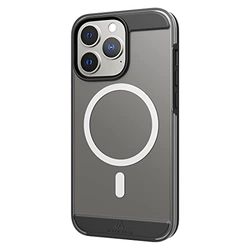 Black Rock - Fodral Air robust fodral lämpligt för Apple iPhone 13 Pro I mobiltelefonskal MagSafe kompatibel, transparent, transparent, tunt (svart)
