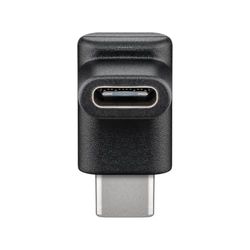 Goobay 55556 vadapter Schuine boven/onder. zwart