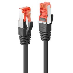 Lindy 47390 - Cable de red (0,3 m, Cat6, RJ-45, RJ-45, Negro)