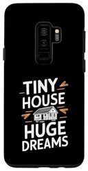 Custodia per Galaxy S9+ Piccola casa rotolante Stile di vita minimalista Piccola casa su ruote