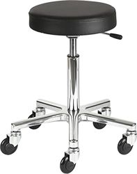 Efalock Clic Tec Classic Round M Tabouret à roulettes