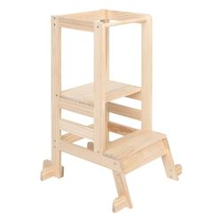 ATMOSPHERA CREATEUR D'INTERIEUR Lea Atmosphera Wooden Observation and Learning Tower, Wood, beige, cm