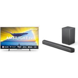 Philips Ambilight 55PUS8109 4K LED Smart TV - 55 inch met TAB5309 soundbar