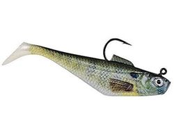 Berkley PowerBait – Appât de pêche pré-gréé Swim Shad HD Bluegill, 10 cm, Parfum et saveur irrésistibles, Profil réaliste, prêt à pêcher, idéal pour Le Bar, Le doré Jaune, Le brochet et Plus Encore