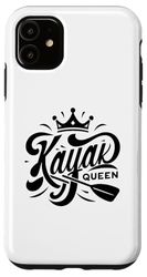 Coque pour iPhone 11 Kayak Queen Kayak Kayak Pagaie