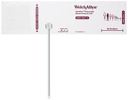 Welch Allyn SOFT-12-1SC FlexiPort Soft Disposable Blood Pressure Cuffs, One-Tube Screw-Type Connector, Large Adult [size 12] (Pack of 20)