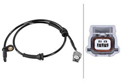 HELLA 6PU 358 218-761 Sensor, wheel speed - 2-pin connector - Cable: 710mm
