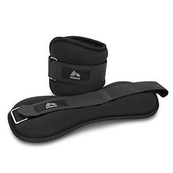 RBX Enkel- en polsgewichten voor dames en heren, klittenbandbanden, gemaakt voor joggen, wandelen, weerstandstraining en fysiotherapie (set van 2), zacht aanvoelend materiaal, 0,9 kg