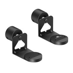 Maclean Soporte de Pared 2X Compatible con Sonos ERA 100 y 300 | Soporte de Altavoz Giratorio e Inclinable | Rotación de 360° | Montaje en Pared Que Ahorra Espacio | Color Negro | MC-495