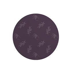 Questo Casa, Round Digital Printed Mouse Pad, Non-Slip Base, for Office and Home, Diameter:22cm
