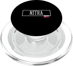 Nitra Country Eslovaquia Viaje familiar Eslovaco Niños Hombres Mujeres PopSockets PopGrip para MagSafe