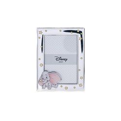 VALENTI & CO. – Disney Baby - Dumbo - Silver fotoram för barn, dop, födelse eller födelsedag gåva (9 x 13 cm)