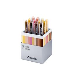 Karin Realbrush PRO Skin Colors: un juego de 12 pinceles en un estuche exclusivo y protector.