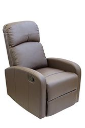 Astan Hogar Sillón Relax con Reclinación Manual, Tapizado en PU Anti-Cuarteo, Modelo Premium AH-AR30600CH