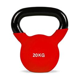 Kettlebell Peso Manubrio a Sfera da 20 kg Crossfit Pesi per Allenamento in casa e in Palestra Squat Resistenza