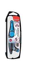 Maped 192611 Stop & Safe ronde doos met adapterring, display van 10