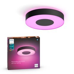 Philips Hue White and Color Ambiance Xamento Plafoniera da Bagno Smart, Media, 34W, Nero
