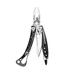 Leatherman Skeletool CX - Pince multifonctions de camping avec 7 outils dont une pince, un coupe-fil, un couteau et bien plus, fabriqué aux Etats-Unis, en acier inoxydable